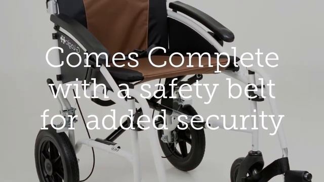 The Excel G logic Transit Lightweight Wheelchair Brown and White Edition смотреть онлайн
