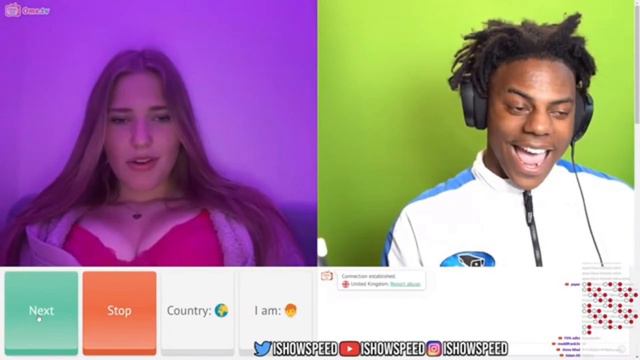 ishowspeed pulls 15 year old girl in Omegle смотреть онлайн