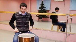 Видео-урок игры на кавказском барабане. Урок 2