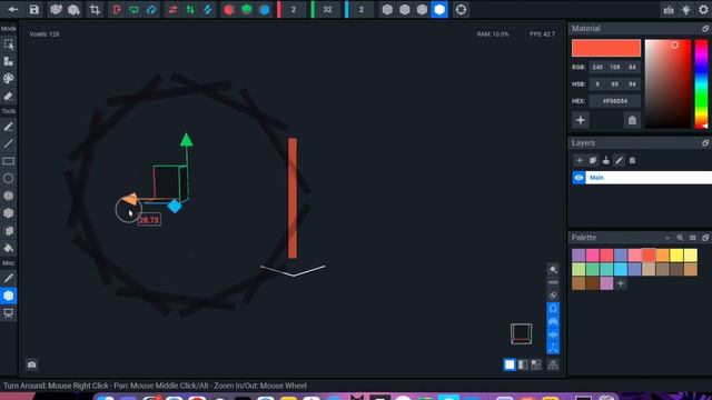 VoxEdit обучение. Геометрические фигуры смотреть онлайн