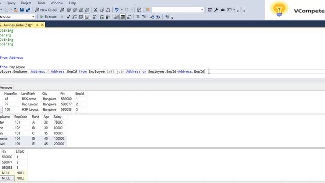 SQL Inner Join, Left Join and Right Join смотреть онлайн