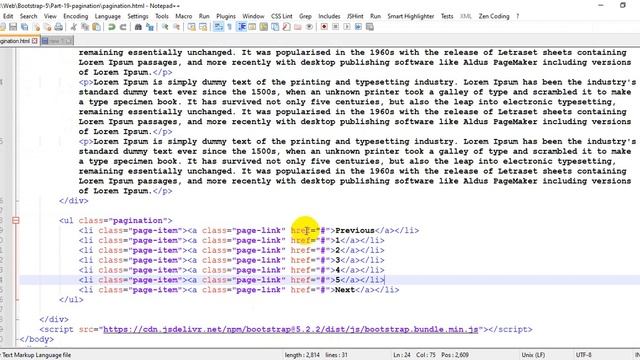 Bootstrap-5 Bangla Tutorial | pagination| ওয়েব ডিজাইন অ্যান্ড ডেভেলপমেন্ট বাংলা টিউটোরিয়াল | Part-1 смотреть онлайн