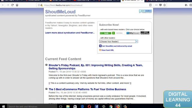 What is RSS Feed ? (Hindi) - Digital Learning 44 смотреть онлайн