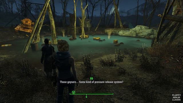 Fallout 4 - Radioactive Geyser - All Companions Comments смотреть онлайн