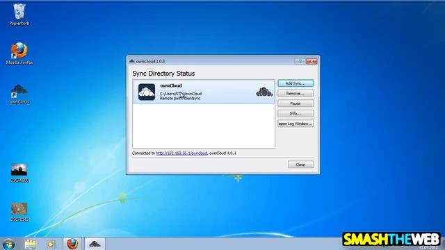 Owncloud 4 Tutorial #13 - Client installieren und einrichten смотреть онлайн
