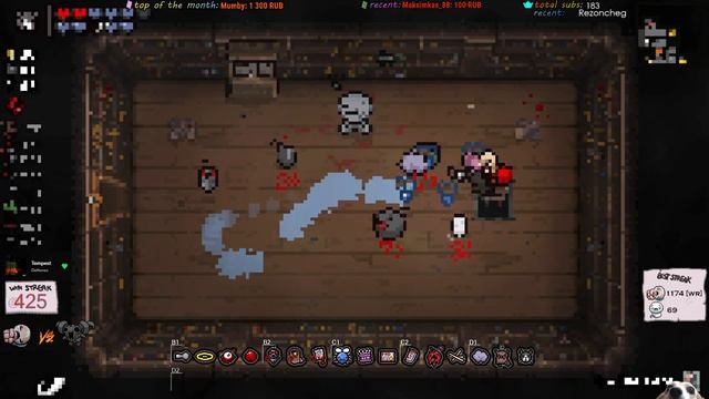 [426] Eden стрик на 4 цели | Ошибка | The Binding of Isaac: Repentance смотреть онлайн