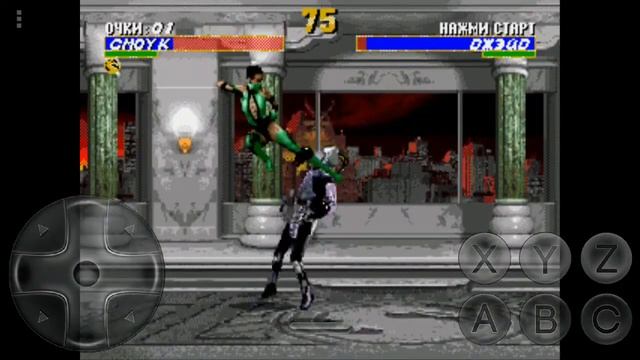Невезение в Ultimate Mortal Kombat 3 с геймпадом. смотреть онлайн
