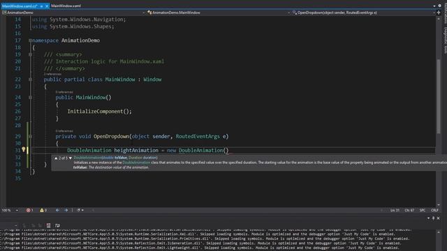 Animation - WPF TUTORIAL смотреть онлайн