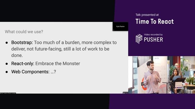 Integrating Web Components with React.js - Time To React - May 2019 смотреть онлайн
