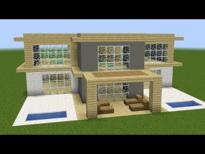 Майнкрафт - Как построить классический дом. Minecraft