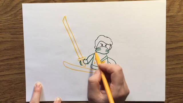 Как нарисовать Ллойда Лего Ниндзяго. How to draw Lloyd. LEGO NINJAGO. Ллойд Гармадон смотреть онлайн