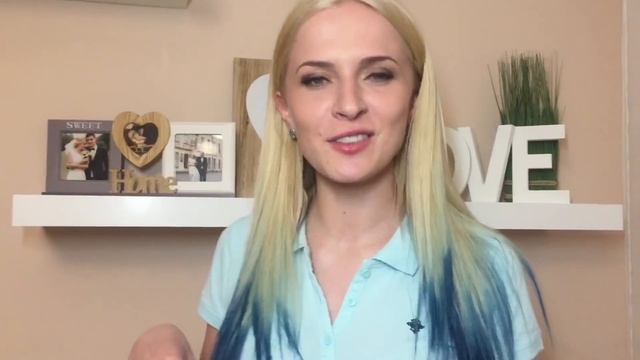 Покрасила волосы в СИНИЙ цвет смотреть онлайн