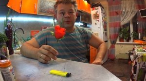 Фокус с розой, очень легко и просто! Роза из огня.