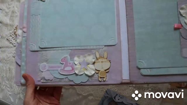 Детский альбом Наша зайка, скрапбукинг смотреть онлайн