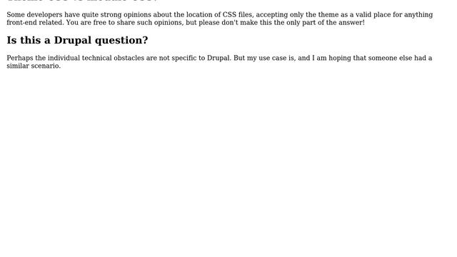 Drupal: SASS for module CSS? смотреть онлайн