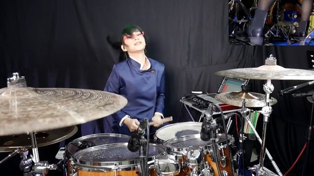 Jujutsu Kaisen Op ( Kaikai Kitan / EVE ) Drum Cover By Tarn Softwhip смотреть онлайн