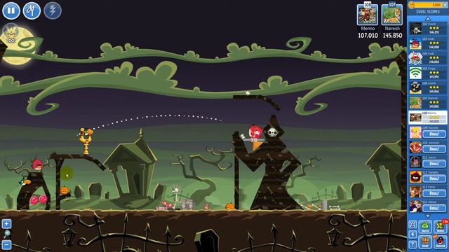Angry Birds Friends Halloween Tournament Week 3 Level 1 High Score 148k (Golden Slingshot) (PU) смотреть онлайн