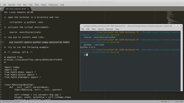 python with opencv and qt смотреть онлайн