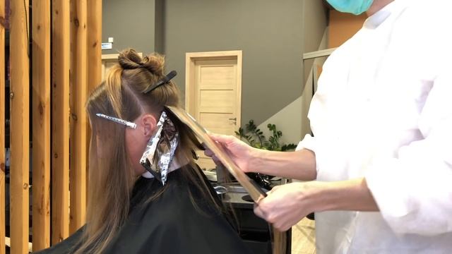 Крашу очень длинные волосы с плавной растяжкой цвета смотреть онлайн