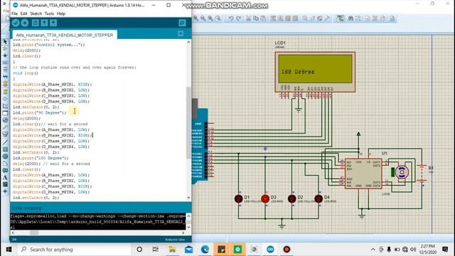 KENDALI MOTOR STEPPER : ARDUINO смотреть онлайн