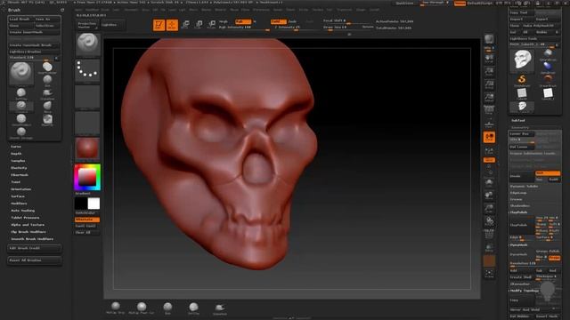 Введение в Zbrush : История подразделения урок 9 смотреть онлайн