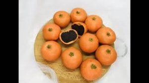 Пирожные Мандарины. Новогодние сладости в виде Мандарин Танинторт.