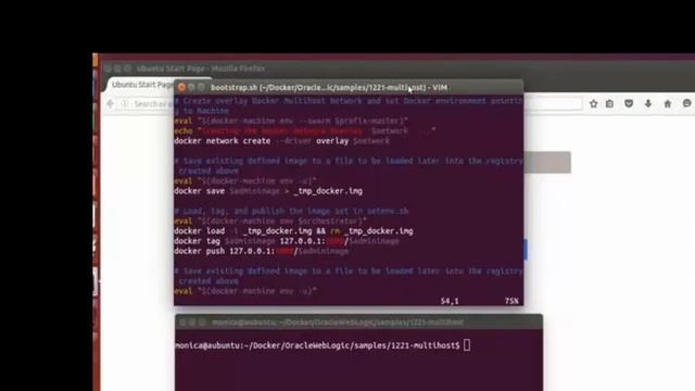 Oracle WebLogic Server 12.2.1 on Docker Multi Host Environment смотреть онлайн