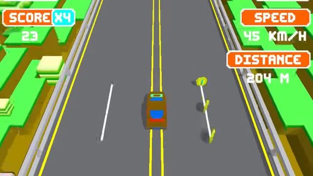 Blocky Roads Game Walkthrough смотреть онлайн