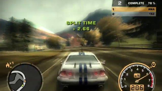 NFS MOST WANTED: BLACKLIST RIVAL14:TAZ смотреть онлайн