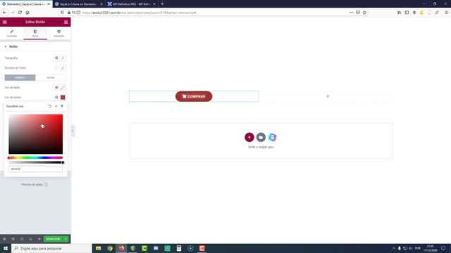 Como Customizar Botão no Elementor - Aula 7 смотреть онлайн