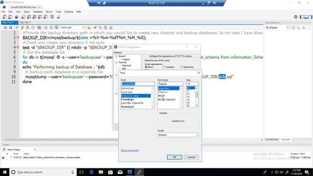 Backup all MySQL Database by using mysqldump in separate files in TimeStamp directory смотреть онлайн