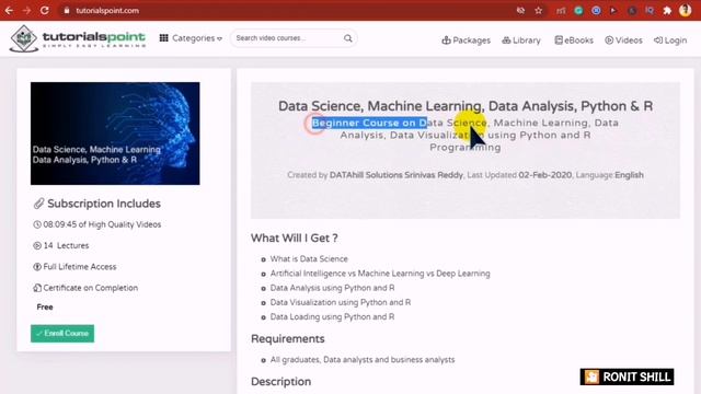 FREE Data Science, ML, AI, Python Course With Free Certificates ? смотреть онлайн
