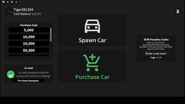 New Working Codes Drift Paradise смотреть онлайн