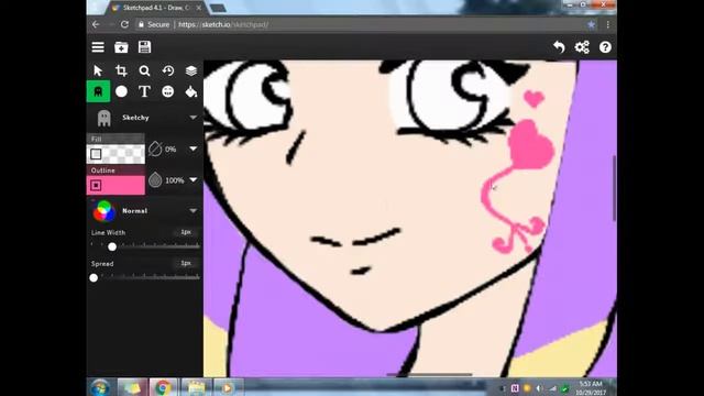 Speedpaint Using Sketchpad 4.1 | PopStar Aki Kou |