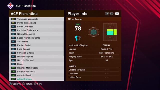 FIORENTINA 2023/2024 Full Facepack PES 2021-SPFL2023 смотреть онлайн