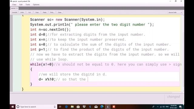 2 digit special number || checking || easy method|| in java || by using blue j || PRAKASH ZONE смотреть онлайн