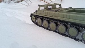 WPL E1. Небольшой обзор и тест на снежном бездорожье. WPL E1 snow off road action.