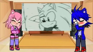 GC|Sonamy reaction|Соник и Эми реакция на Сонэми