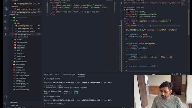 Game in Angular in 30 mins - For interviews by Gourav | Coding with Angular смотреть онлайн