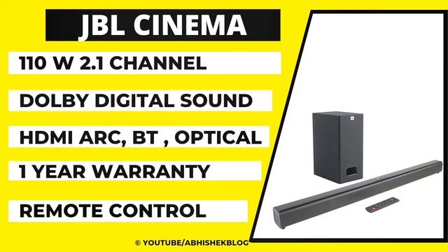 Best 2 .1 Soundbar in India & best 2.1 Sound bar with wireless subwoofer ⚡ 2022 смотреть онлайн