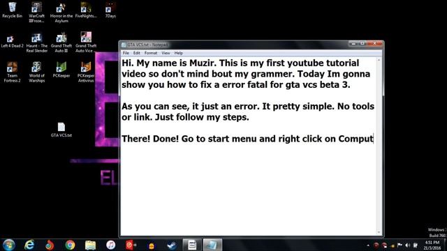 Grand Theft Auto Vice City Stories Beta Edition 3 Fatal Error 