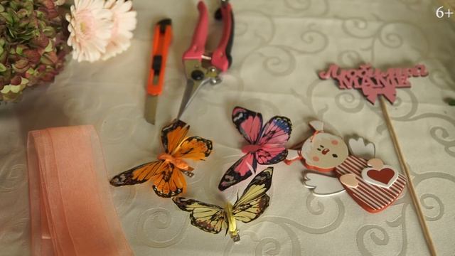 Открытка ко дню влюбленных - валентинка из живых цветов | Рубрика "Мульти-игры с Мульти-табс®" смотреть онлайн
