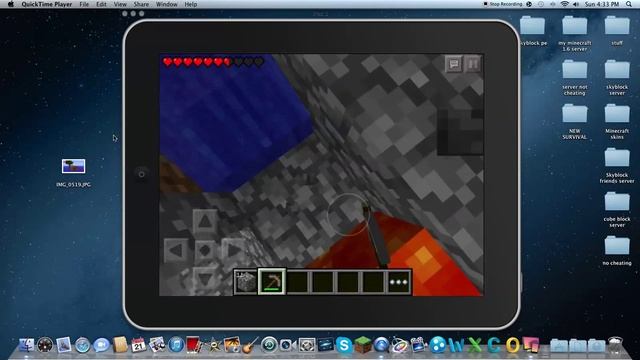 Minecraft Pe SkyBlock Episode 4- Gold Block