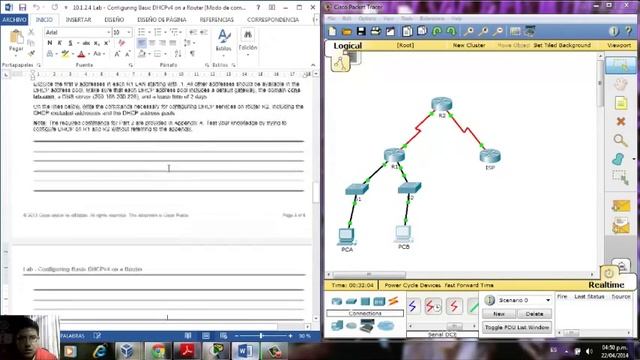 10.1.2.4 Lab - Configuring Basic DHCPv4 on a Router смотреть онлайн
