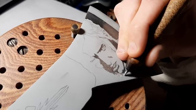 Drawing on metal. how to draw. Technology is available to everyone смотреть онлайн