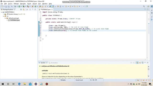 HOW TO MAKE JFrame IN JAVA USING ECLIPSE смотреть онлайн