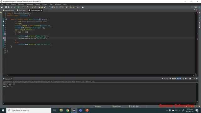 If Statements - Java смотреть онлайн