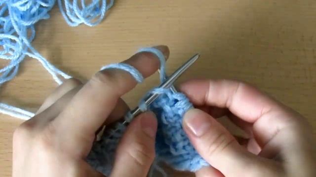 Узор спицами .