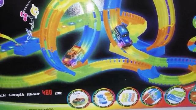 Игрушечный трек Magic Track Новинка с LED подсветкой и музыкой 7сундуков