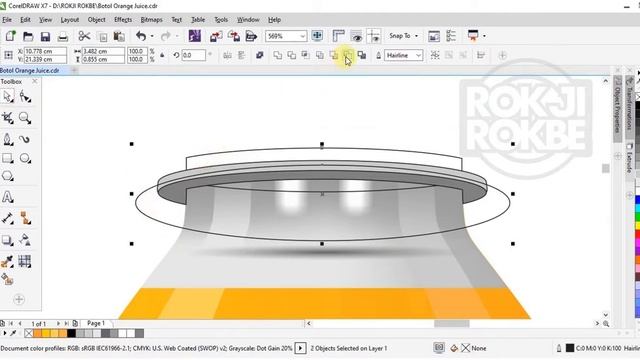 Cara Membuat Desain Botol Orange Juice Full Vector Menggunakan CorelDraw X7 смотреть онлайн